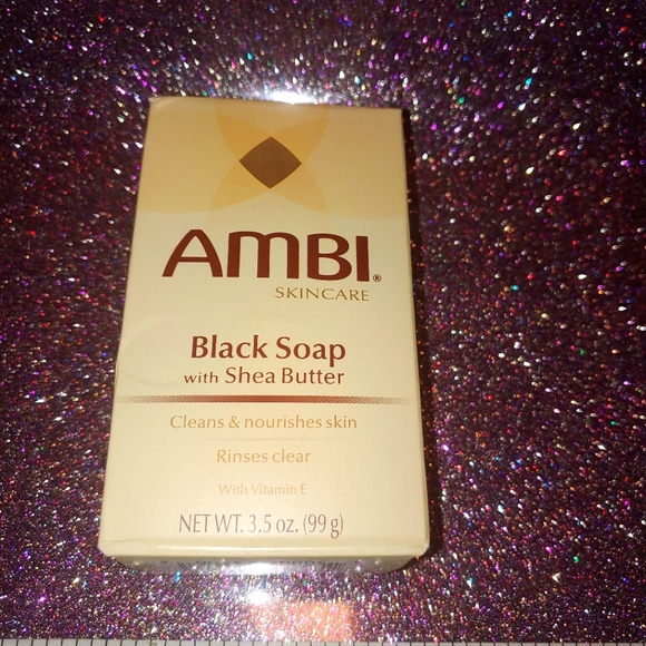 $4 AMBI Black Soap Bar with Shea Butter - Picture 1 of 5